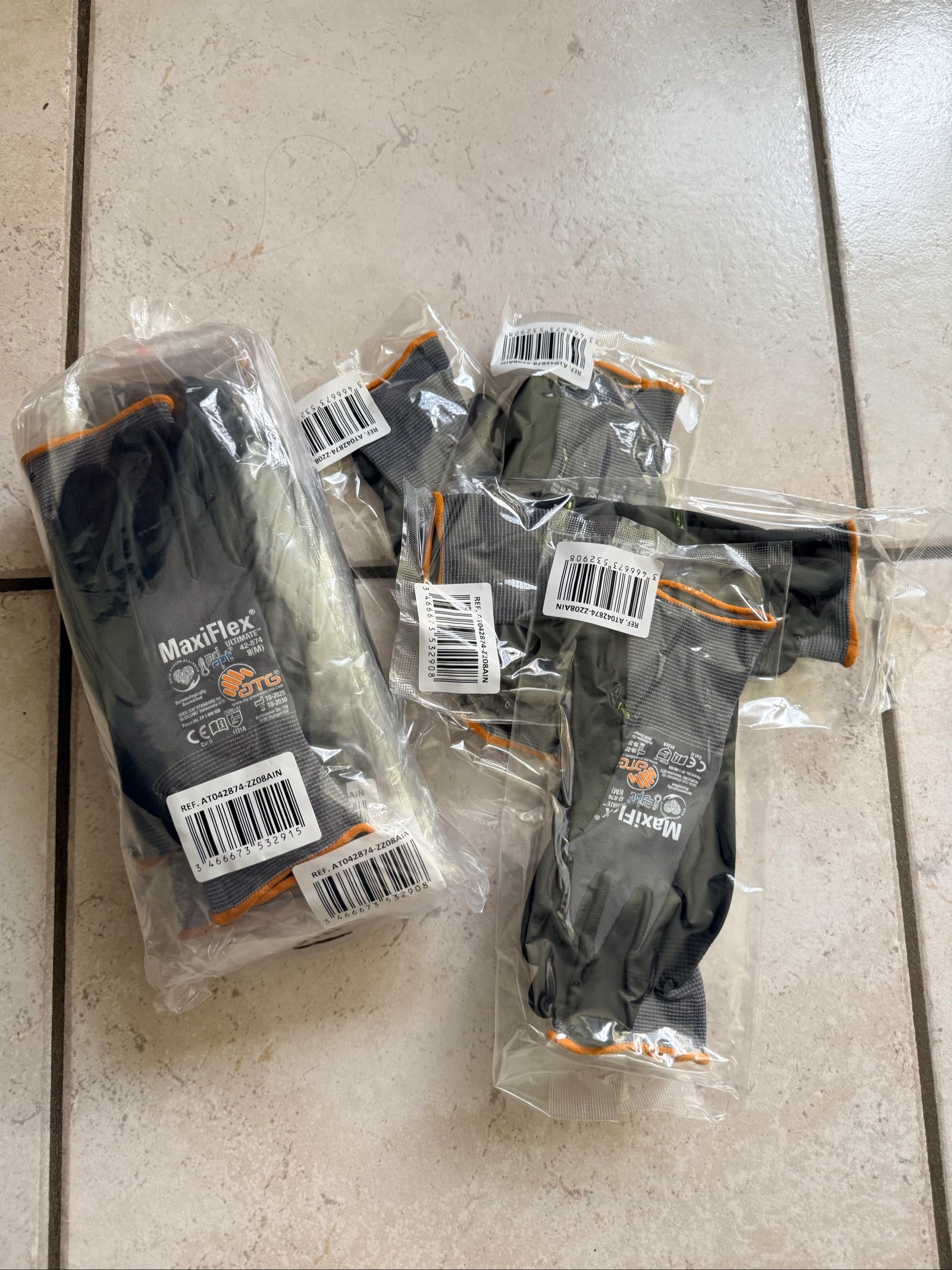 Lot de 14 paires gants 8M